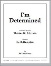 I'm Determined SATB choral sheet music cover
